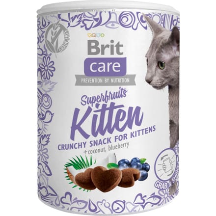 3x100g Brit Care Superfruits, traktatie voor kittens