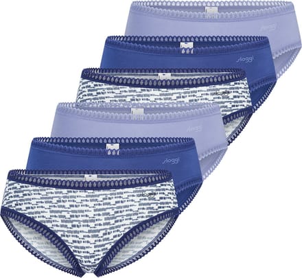 sloggi Dames hipster slip 6 pack GO Crush