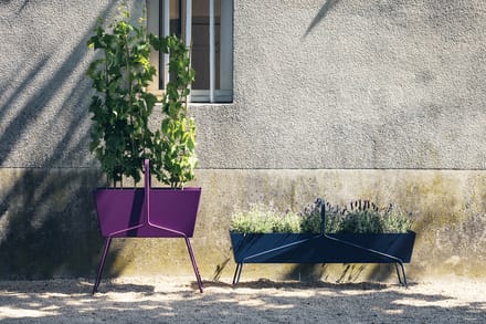 Fermob BASKET plantenbak - A6 citroensorbet - 85 x 70 x 34 cm