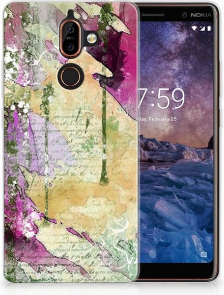 Hoesje maken Nokia 7 Plus Letter Painting