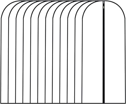 Kledinghoezen Set - Kledingbeschermers - Garderobe Opslag - Ademend & Waterdicht - 12 Stuks - Transparant