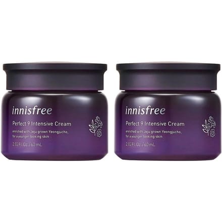 Innisfree Perfect 9 Intensieve Crème, 60ml, 2 stuks black