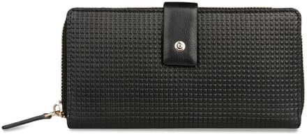 bugatti portemonnee Noemi Ladies Long Zip Wallet Black zwart