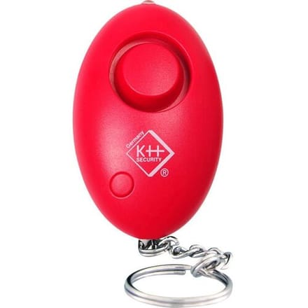Sleutelalarm met LED voor zelfverdediging - Roze