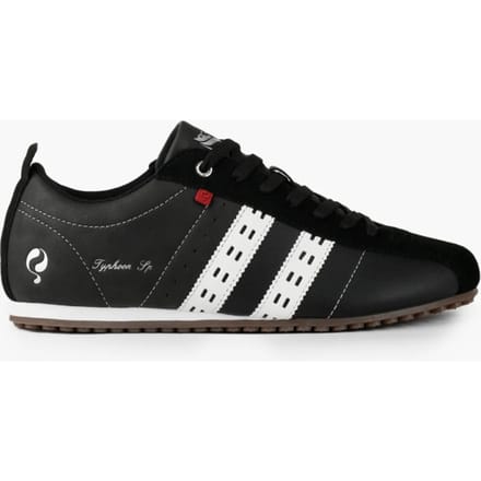 Q1905 Sneaker typhoon sp zwart/wit/rood