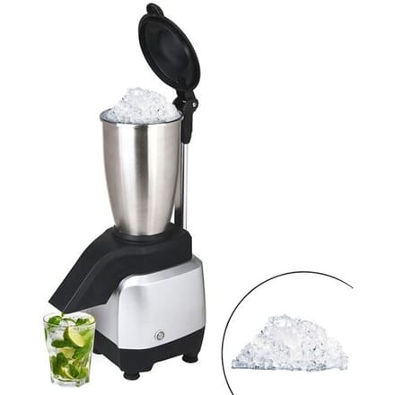 GGM Gastro Eiscrusher - 3 kg/min - 200 Watt - Edelstahl Zilver / Zwart