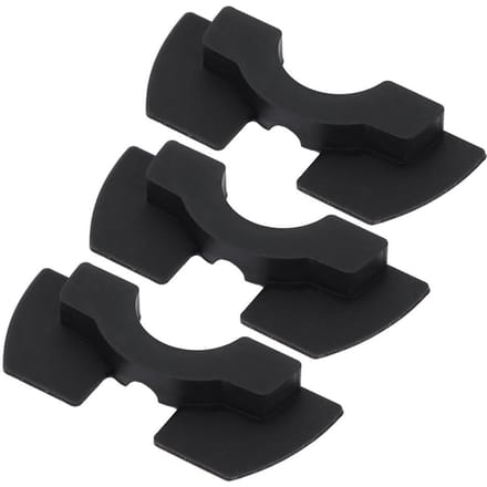 3 stuks   1 Set Rubberen Schokdemper Damping Pad voor Xiaomi M365 Elektrische Scooter black