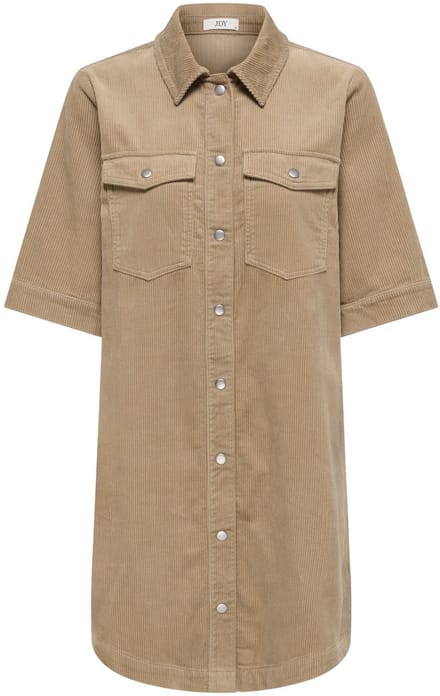 JDY - JDYSHIRAZ S/S BUTTON DRESS PNT - Dames - Mini jurken