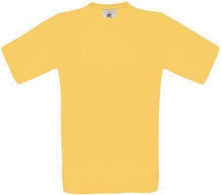 B&C Exact 150 Kids T-shirt Gold Maat 7/8 (onbedrukt - 5 stuks)