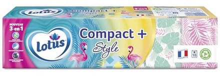 Zakdoeken LOTUS COMPACT + STYLE x 18 hoesjes