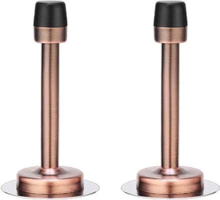 Deurstopper - Muurstopper - Bescherming Muur - Roestvrij Staal - 120mm - Zwart