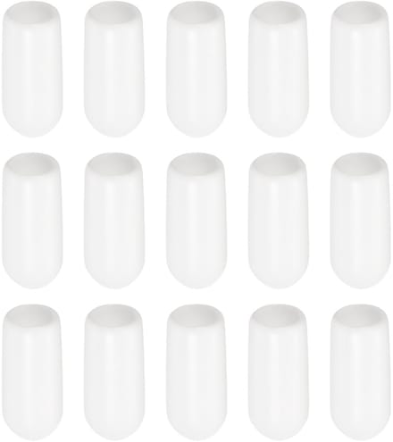 Dailygoods- Schroefdraad Protector Rubberen Eindkappen - 20 Pack - 1/4" (6mm) ID - Slijtvast - Stofisolatie - Roestpreventie - Eindkap