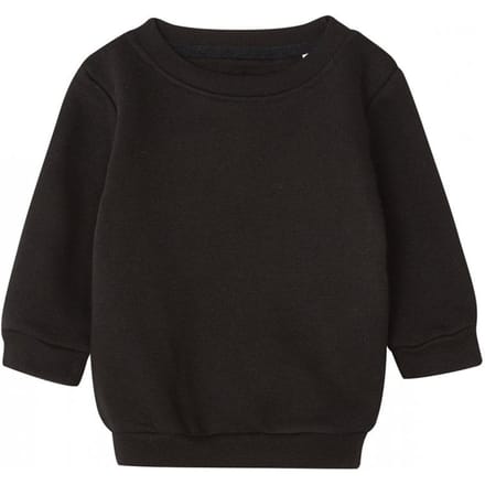 Babybugz Baby Essentieel Effen Sweatshirt (Zwart)