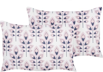 TORRETTA - Sierkussen set van 2 - Off-white - 40 x 60 cm - Polyester