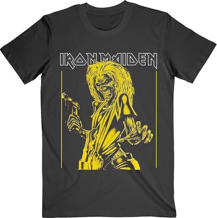Iron Maiden - Yellow Flyer Heren T-shirt - M - Zwart