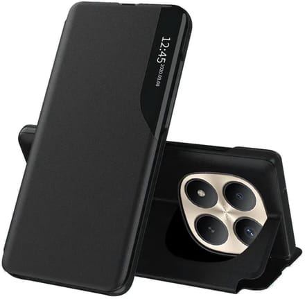 Hoesje geschikt voor Xiaomi Redmi Note 15 Pro Plus / Xiaomi Poco M8 Pro - Techsuit eFold Book Case - Zwart