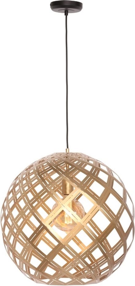 Emma Hanglamp Bol 1 lichts d: 40cm goud - Modern - Freelight - 2 jaar garantie