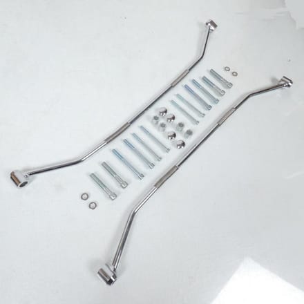 Kit support valise latérale universel HIGHWAY HAWK pour moto Custom 66-030