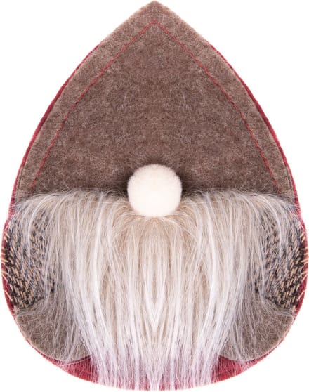 Springos Bestekhouder - Bestekzakje - Kerst - Kerstversiering - Kabouters - 2 stuks