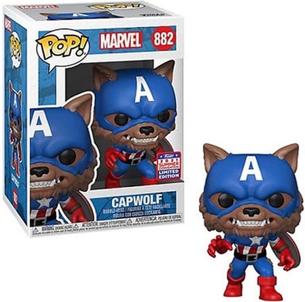 Marvel - POP N° 882 - Capwolf - SDCC 2021 Funkon Summer Convention Exclusive LE