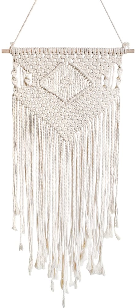 Lavandoux - Macrame Wandkleed - Boho Decoratie - Wandhanger - Katoen - Crème