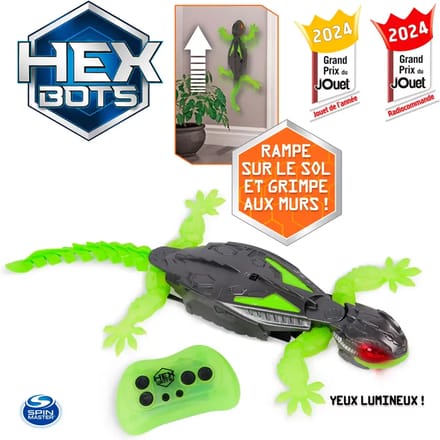 Hex Bots - Muurkruipende Gekko RC - Oplaadbaar robotspeelgoed met afstandsbediening