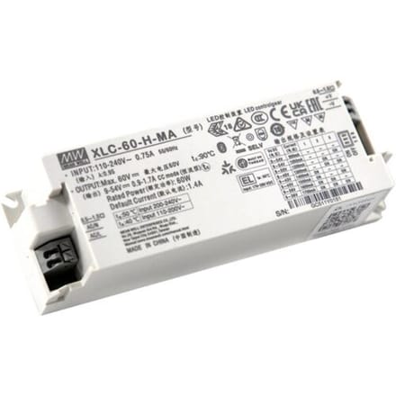 MEAN WELL LED-converter 60 W 1700 mA 48 V Dimbaar Voedingsspanning (max.): 300 V