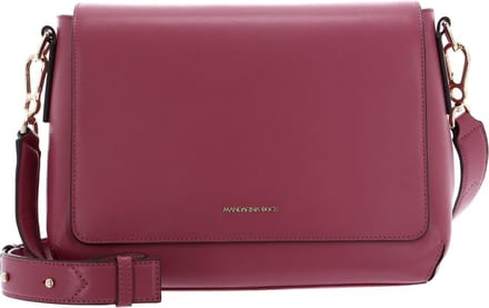 MANDARINA DUCK Leren Schoudertas Luna Shoulder Bag With Flap Blush Roze