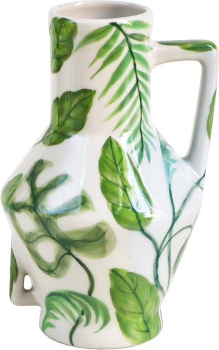 Return to Sender Vaas - H15 cm - Jungle - Handgeschilderd