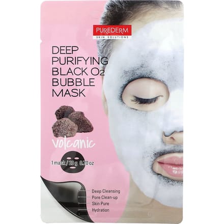 Purederm Bubble Bąbelkująca Maska Do Twarzy Wegańska Volcanic 20G