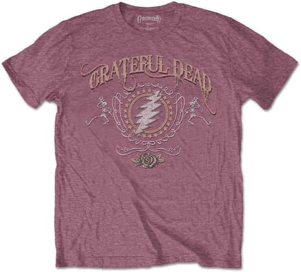 Grateful Dead - Bolt Heren Tshirt - XXL - Rood