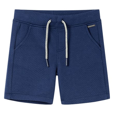 vidaXL - Kindershorts - met - trekkoord - 140 - donkerblauw