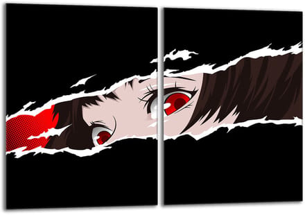TMK ArtDeko - Snijplank - Glas - Anime - 2x40x52 cm