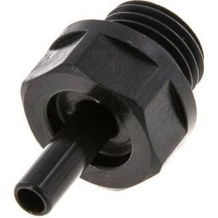 5mm x G1/4'' insteekfitting POM buitendraad NBR [5 Stuks]