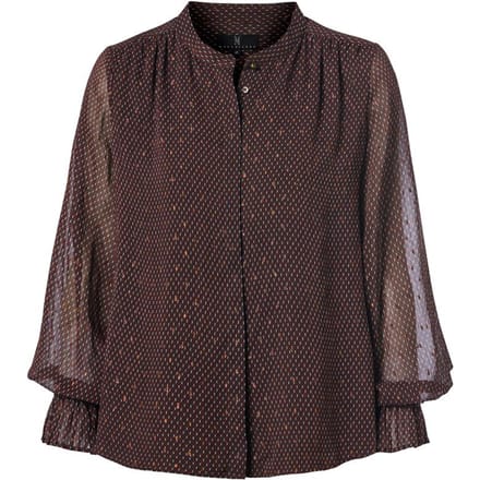 Jackson Print Blouse Bruin