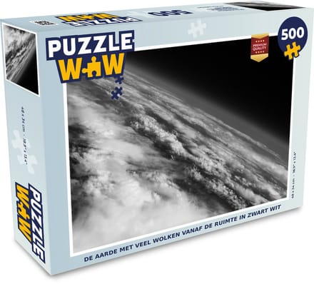 Puzzel Aarde - Wolken - Planeten - Legpuzzel - Puzzel 500 stukjes