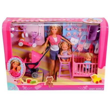 Simba - Steffi Love - Baby World Set - 29 cm - Pop - Vanaf 3 jaar