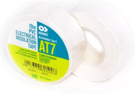 Advance - AT7 - Isolatietape - 19mm x 10m wit