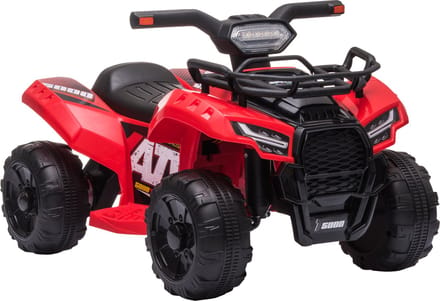 HOMCOM elektroquad - 6V batterij - LED koplamp - rood