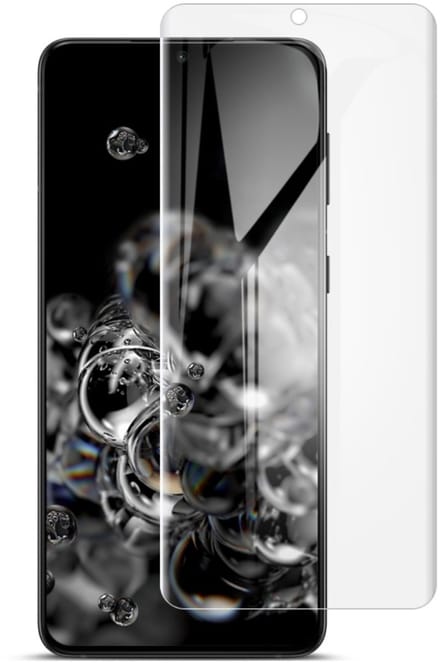 IMAK Soft Clear Hydrogel III 2 stuks screenprotector voor Samsung Galaxy S21 met volledige bescherming