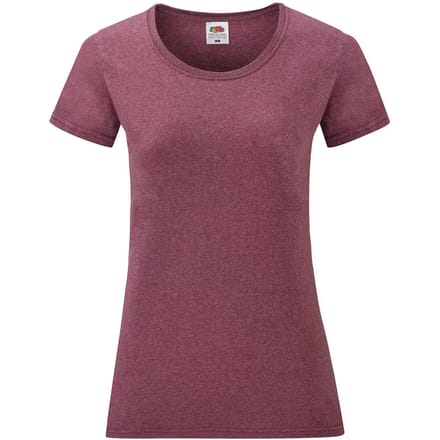 Dames-T-shirt Fruit of the Loom Valueweight