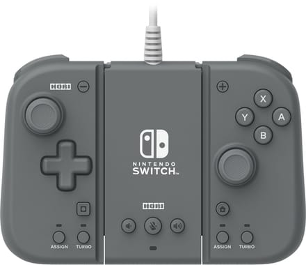 HORI Split Pad Compact Attachment Set (Slate Grey) - Wired Controller - Nintendo Switch