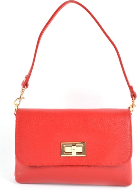 Giuliano handtas Isha - Rood - Dames - Made in Italy