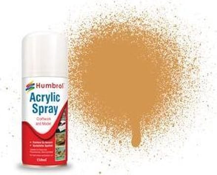 Humbrol Hobbyverf Acrylverf - #63 Sand - Matt - Acryl spray Verf spuitbus - 150 ml