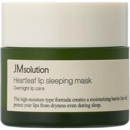 JMsolution Masque de Nuit pour Lèvres Heartleaf Hydratation Intense Nuit 20g white
