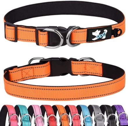 Solidchoice - Dailygoody - Gewatteerde halsband - Reflecterende halsbanden