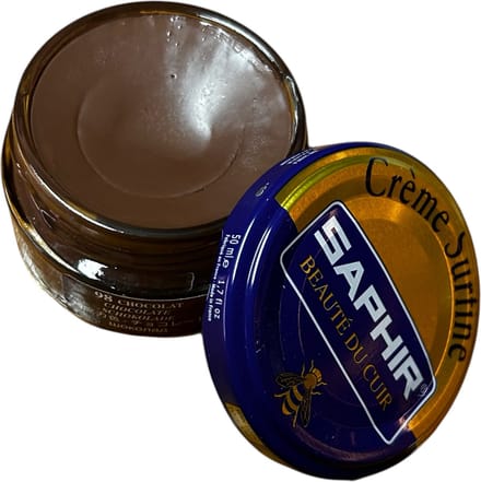 Saphir Creme Surfine (schoenpoets) Chocolade