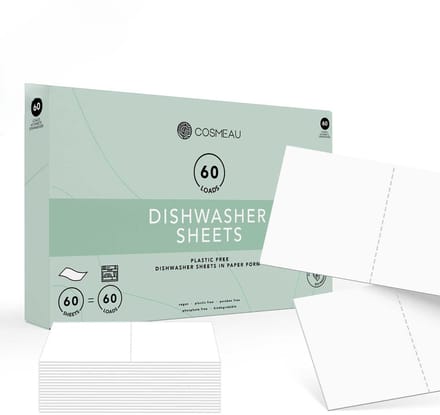 Cosmeau Vaatwasstrips 60 Beurten - Vaatwastabletten - Dish Detergent Sheets - Cosmo Cosmea Kosmo