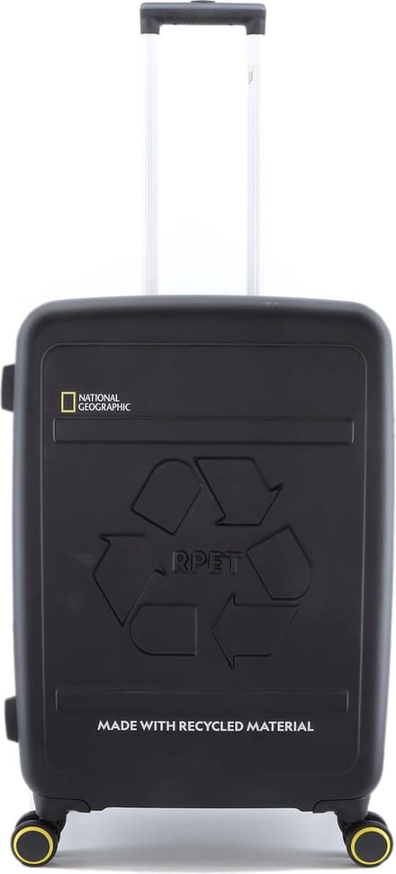 National Geographic Balance RPET Harde Reiskoffer 66 cm Medium Zwart - Zwart / Medium