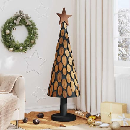 vidaXL - Kerstboom - Bruin - 149 - cm - Massief - Teakhout
